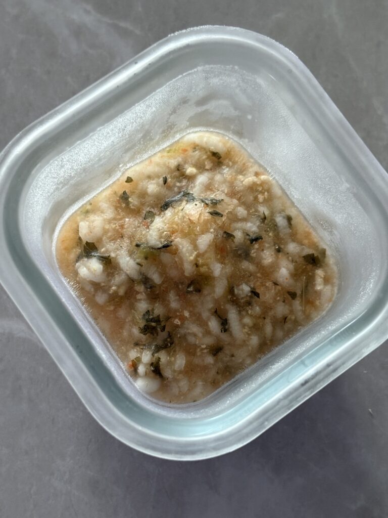 마이쿠커 닭고기 당근 청경채 이유식