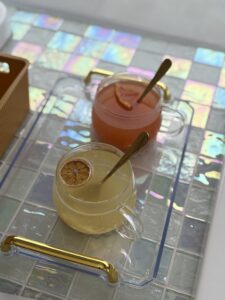 제주족욕카페 함덕점 음료