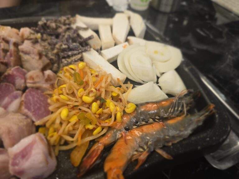 제주흑돼지 함덕그때그집 새우