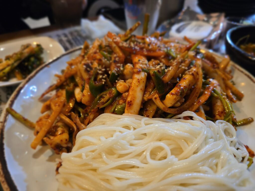 함덕주막 오징어초무침