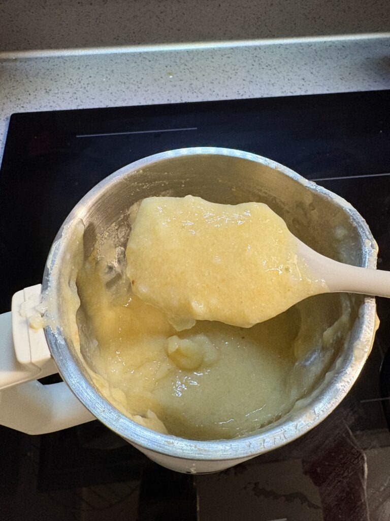 마이쿠커 이유식 중기 입자감 올리기 믹서