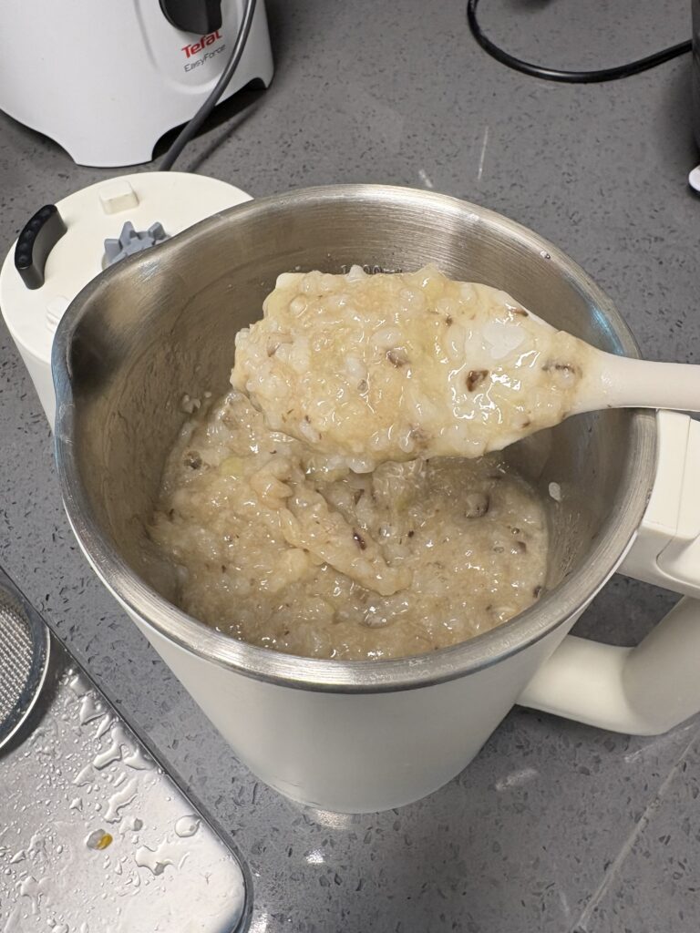 소고기표고버섯양배추 이유식 4회분 완성2