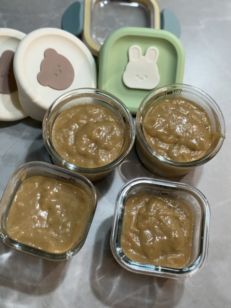 소고기애호박당근 중기이유식 4회분