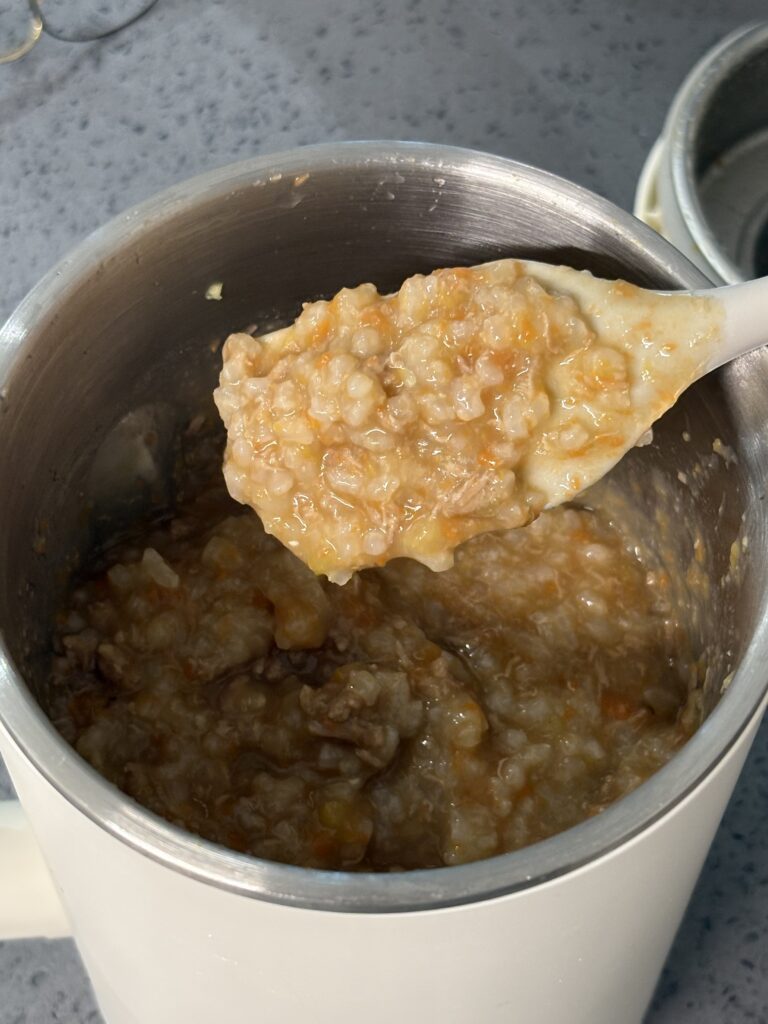 소고기애호박당근 중기이유식 4회분 완료1