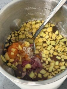 소고기애호박당근 중기이유식 4회분 재료