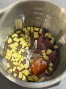 소고기애호박당근 중기이유식 재료