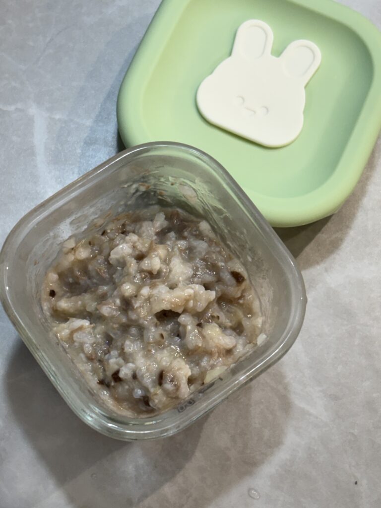 소고기표고버섯양배추 이유식