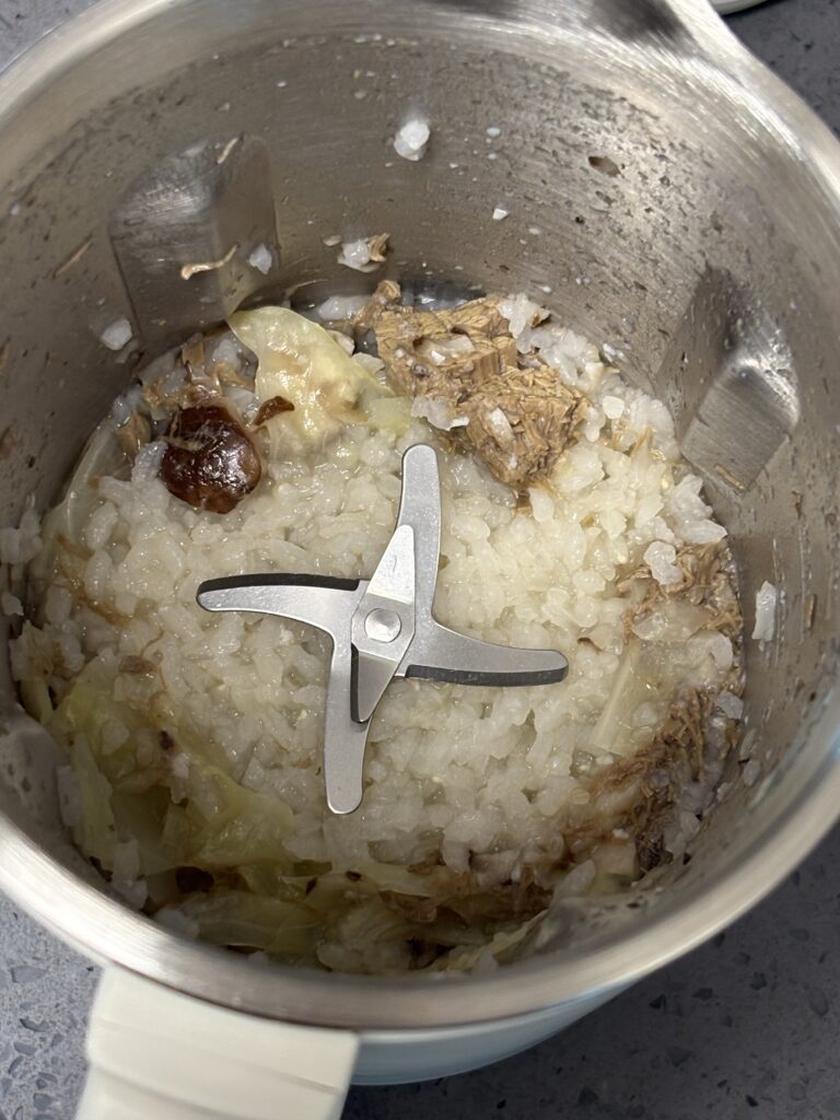 소고기표고버섯양배추 이유식 실패