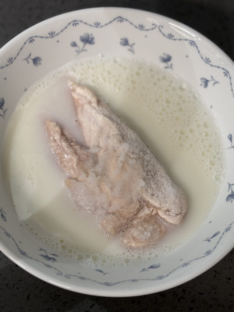 이유식 닭가슴살 해동