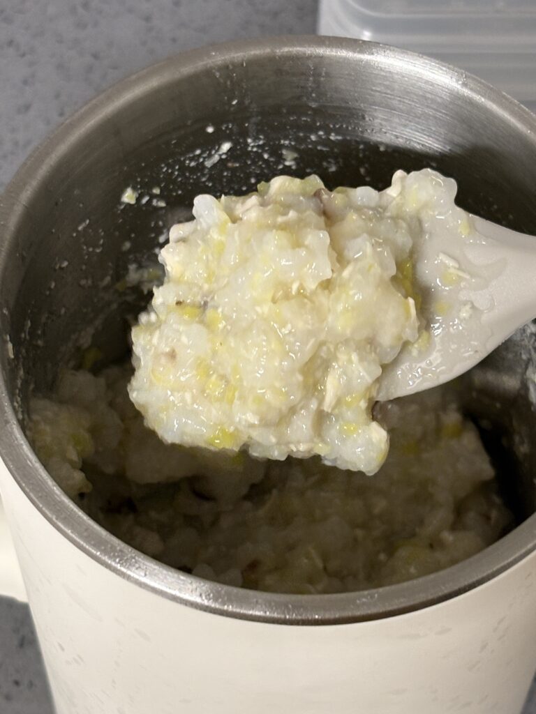 닭고기 중기 이유식 완성